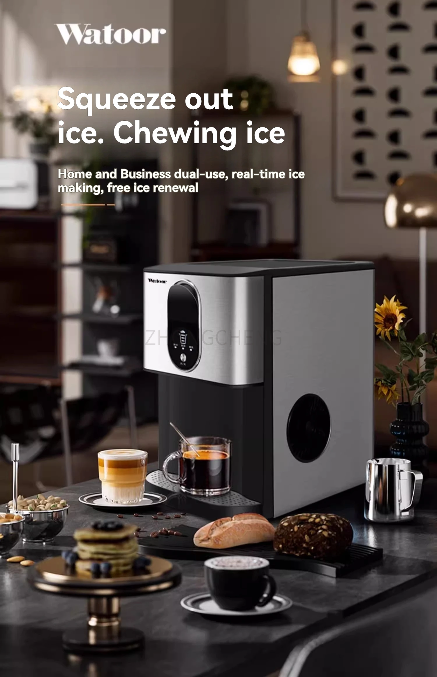 Electric Ice Making Machine,Co - Coffee Tea Room recension och pris