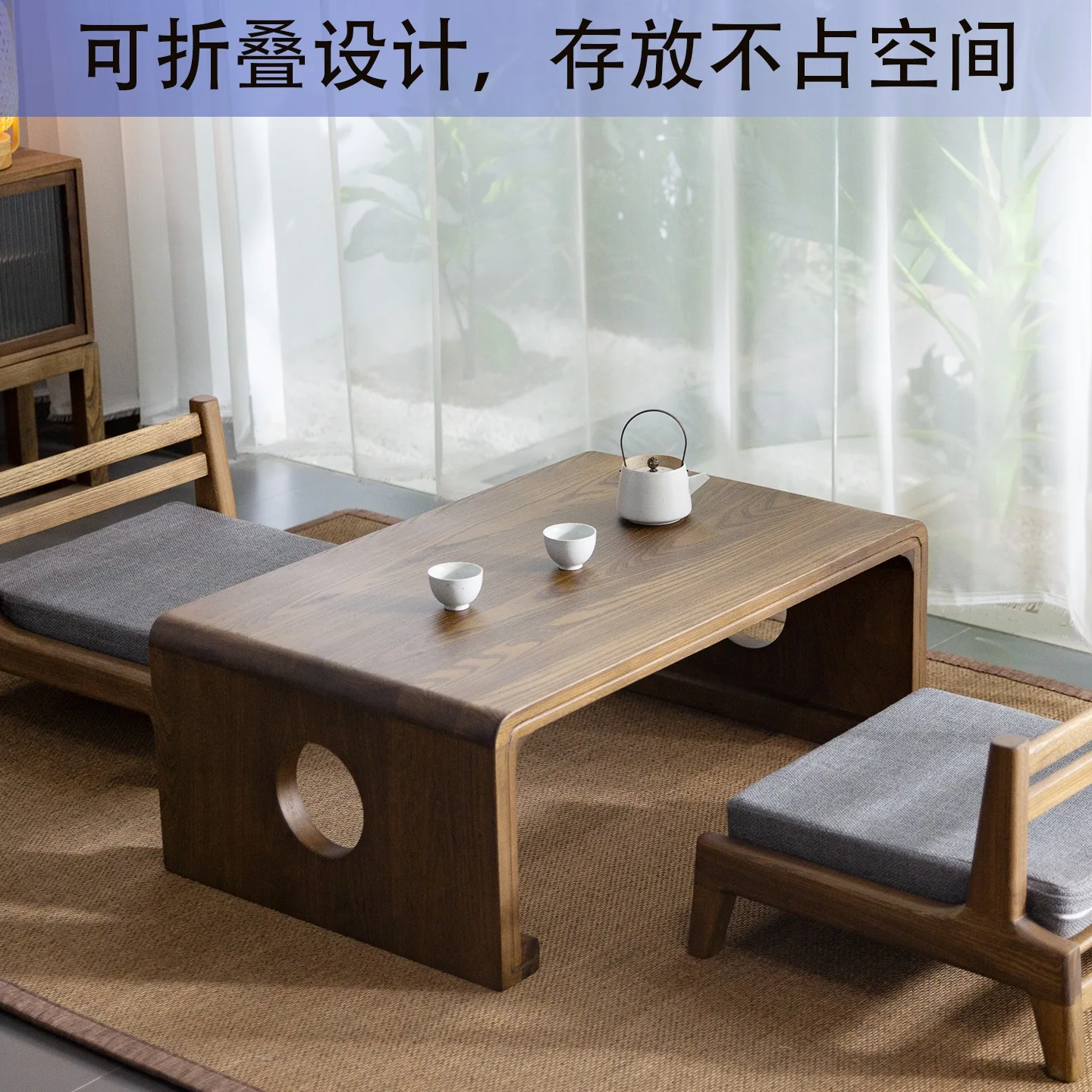 AOLIVIYA Foldable Solid Wood T - Coffee Tea Unit recension och pris