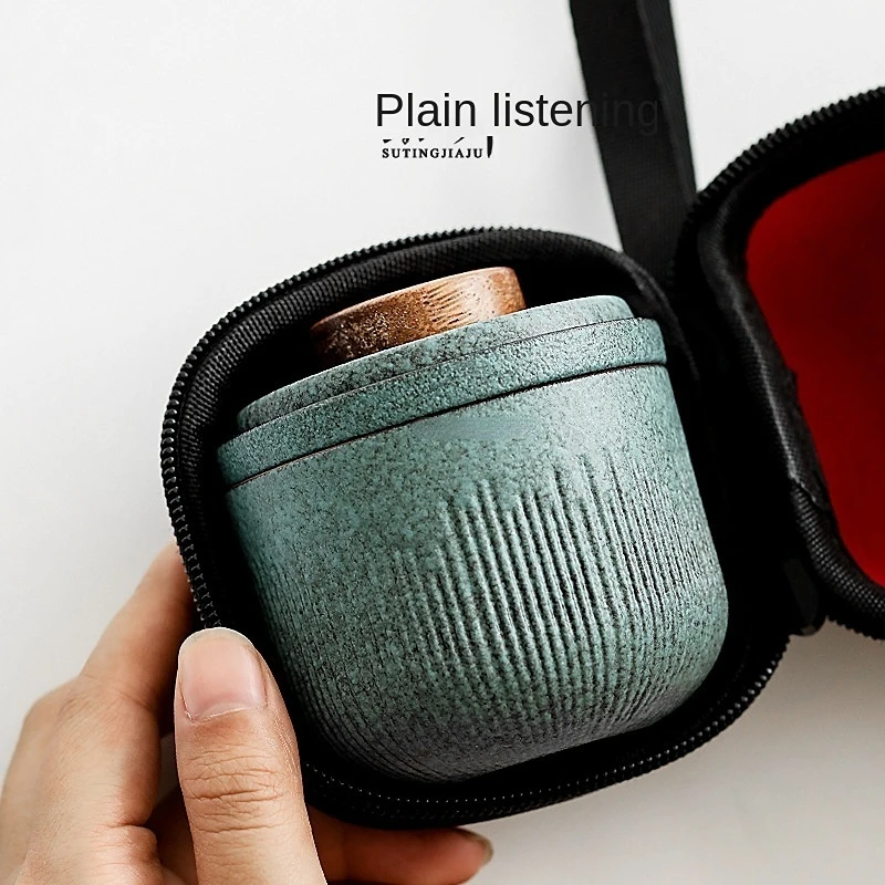 Travel Kung Fu Tea Set Outdoor - Coffee Tea Jar Set recension och pris