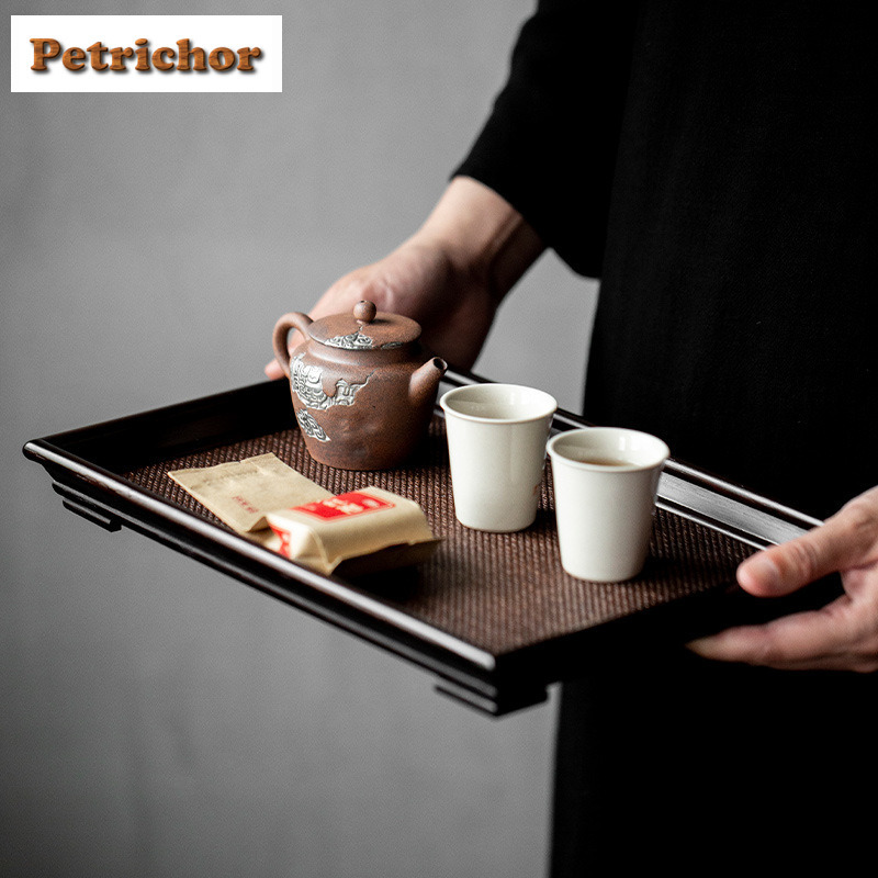 Japanese Rattan Bamboo Woven T - Bamboo Tea Tray recension och pris