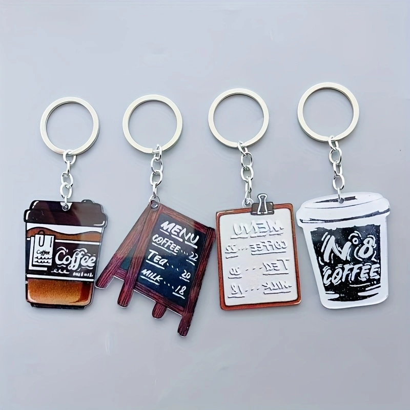 8pcs acrylic coffee cup keycha - Coffee & Tea Garden Lincoln Menu recension och pris
