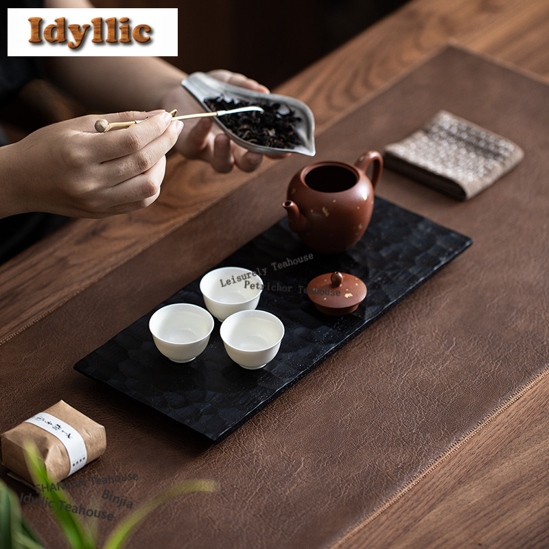 Walnut Wood Carbonized Tea Tra - Bamboo Tea Tray recension och pris