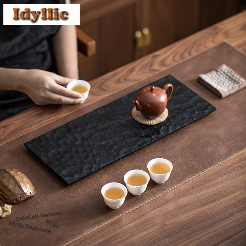 Walnut Wood Carbonized Tea Tra - Bamboo Tea Tray recension och pris