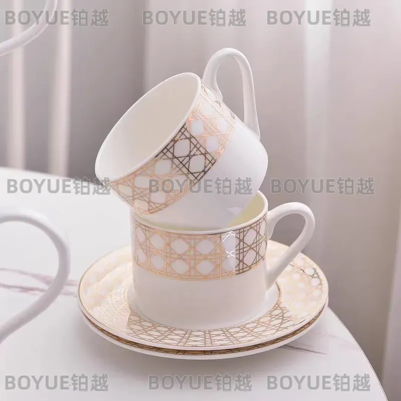 Luxury Bone China Coffee Cup S - Coffee Tea Gift Set recension och pris
