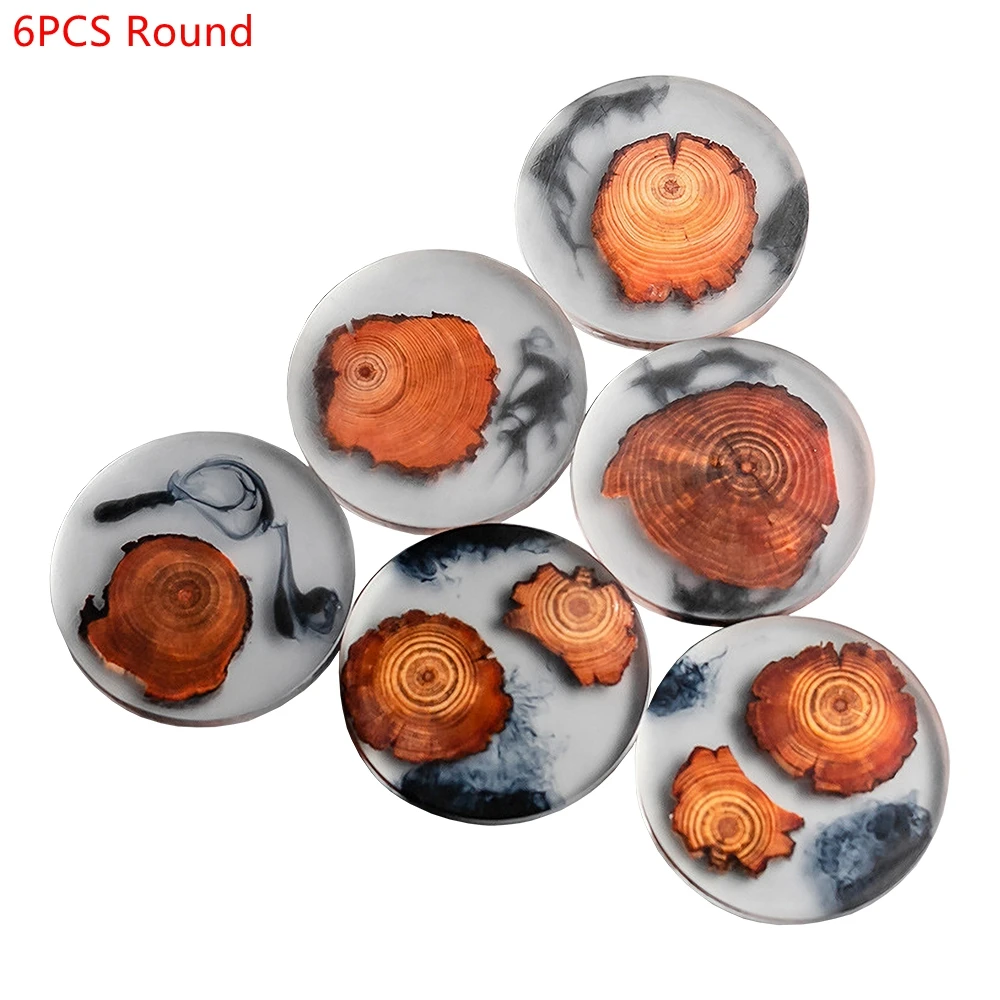 6PCS/Set Resin Pine Coasters H - Tea Coffee Pot Set recension och pris